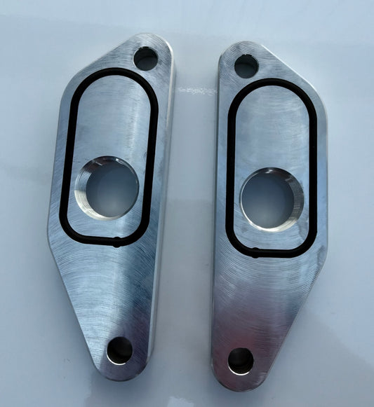 Oil Cooler Block off Plate Set