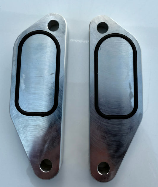 Oil Cooler Block off Plate Set Blank
