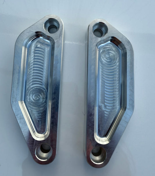 Oil Cooler Block off Plate Set Blank