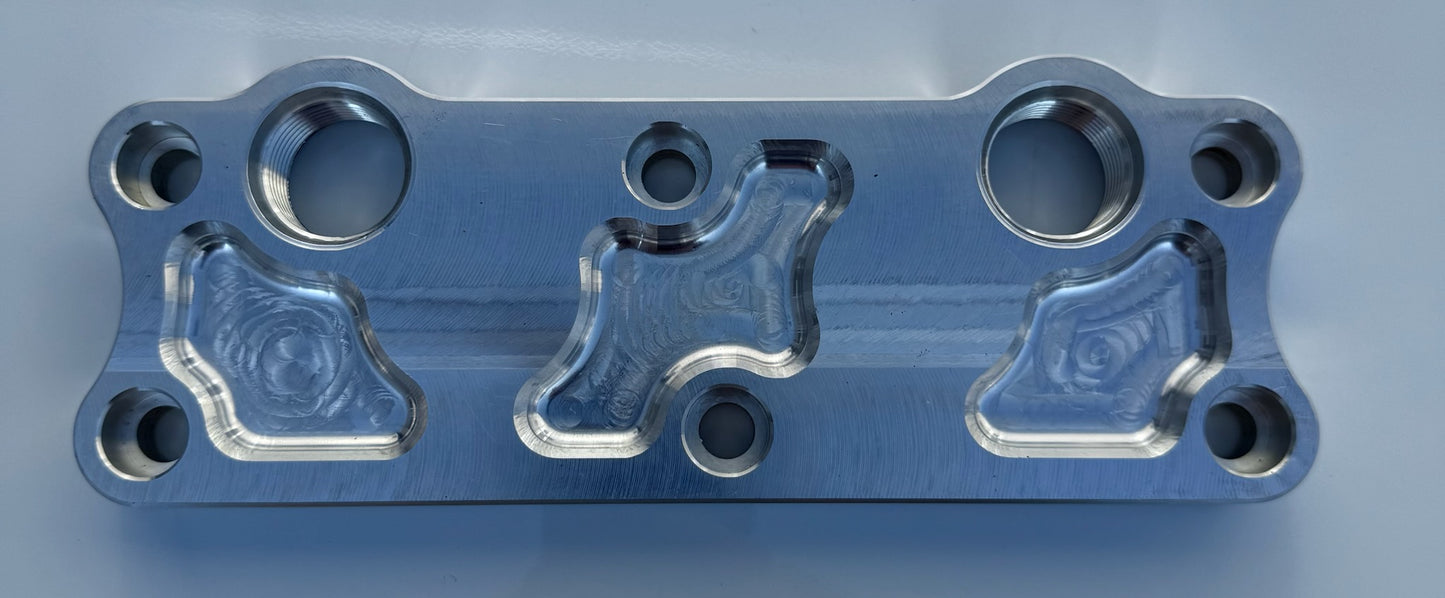Remote Mount Oil Filter Plate