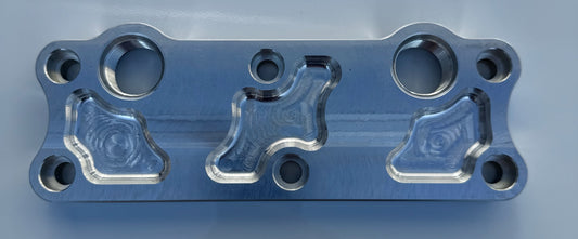 Remote Mount Oil Filter Plate